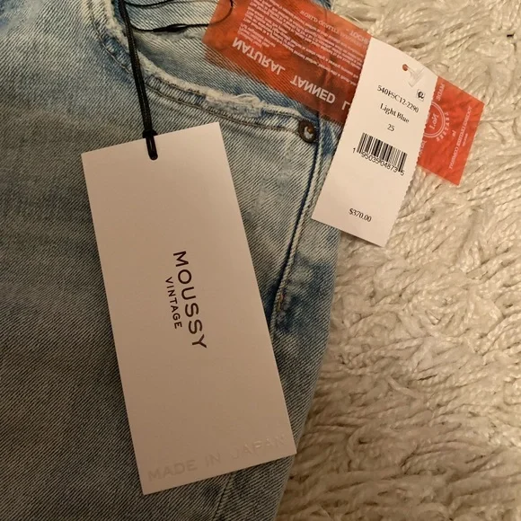 Light Blue Skinny Moussy Jeans